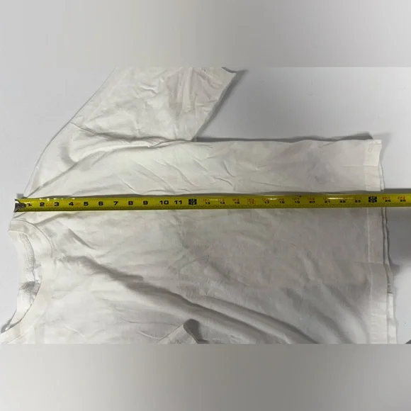 Free People We The Free Perfect Oversized Cotton Tee T-Shirt Crew Short White S - Picture 7 of 10